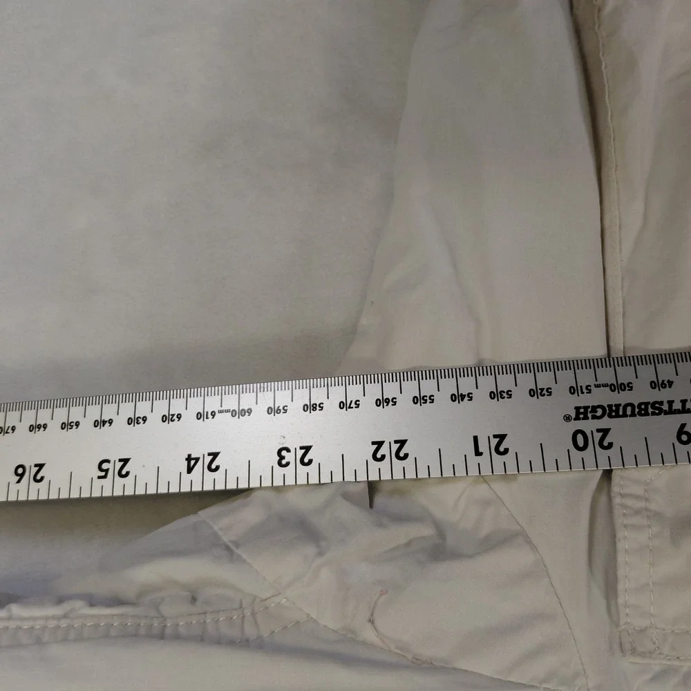 Vintage Banana Republic Mens Safari Field Jacket Cream Cotton Mill Valley M